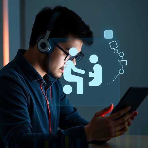 Icon of a person using assistive technology