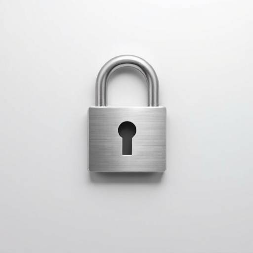 Padlock icon representing data security