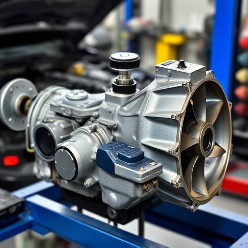 Transmission service being performed at Apex Auto Group